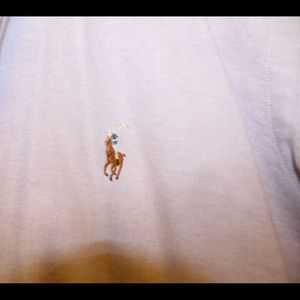 MENS Ralph Lauren Light purple stripe button down